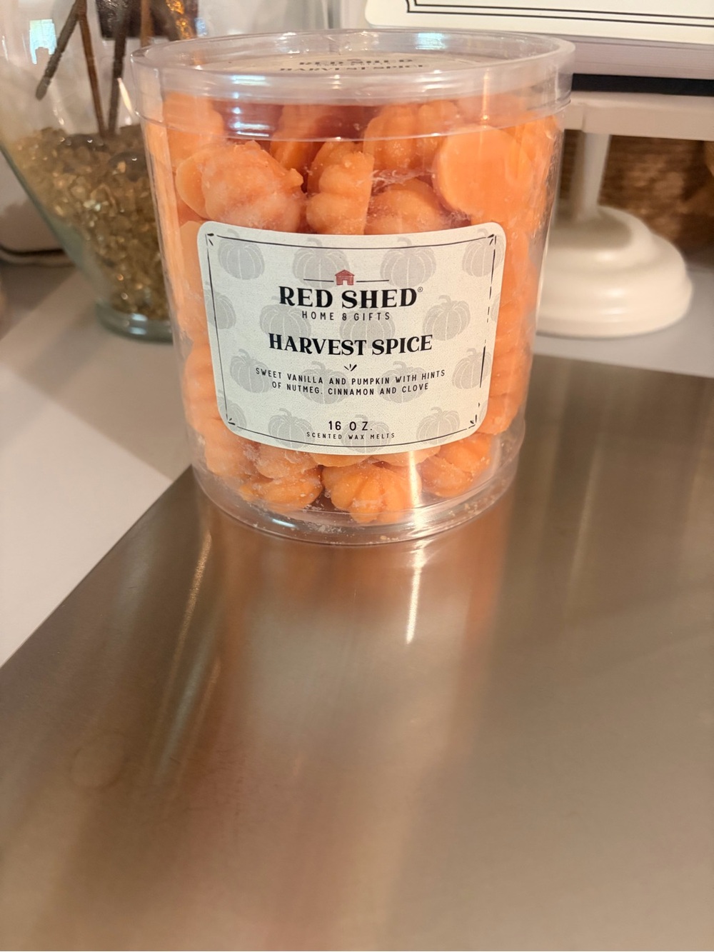 Harvest Spice Scented Wax Melts - Orange
